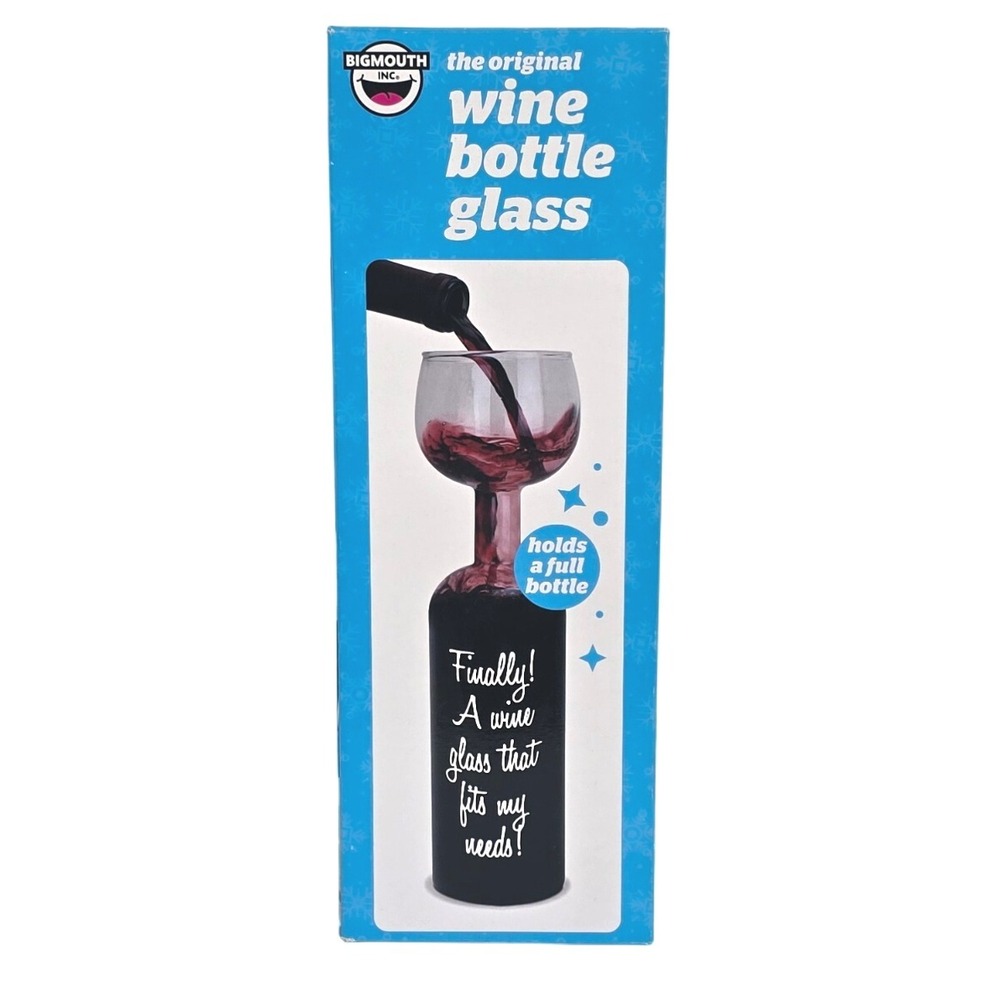 BigMouth Inc The Original Wine Bottle Glass Holds a Full Bottle Novelty Gift‎